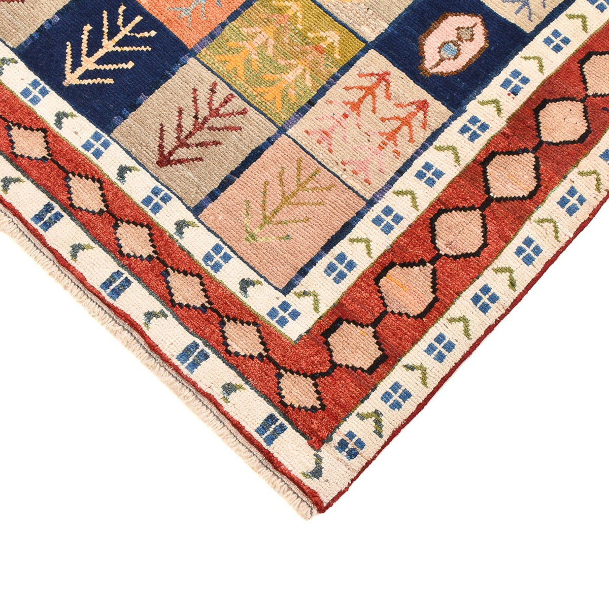 Dywan Gabbeh - perski - 143 x 103 cm - wielokolorowy