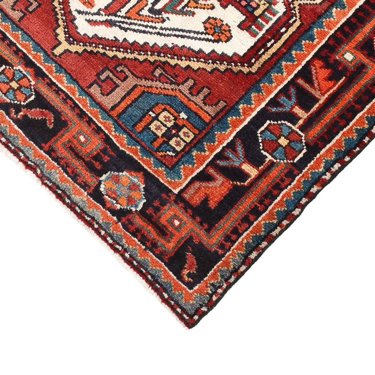 Perski dywan - Nomadyczny - 142 x 93 cm - wielokolorowy