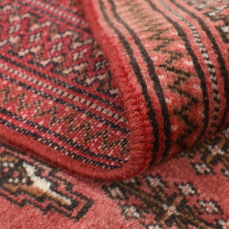 Dywan turkmeński - 140 x 104 cm - czerwony