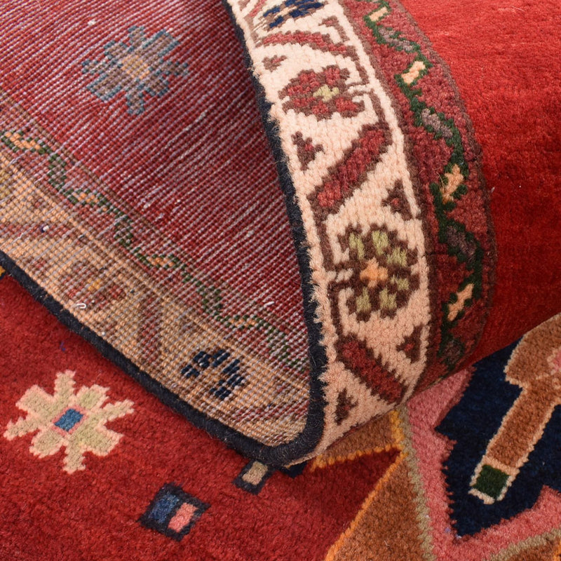 Biegacz Perski dywan - Nomadyczny - 129 x 107 cm - czerwony