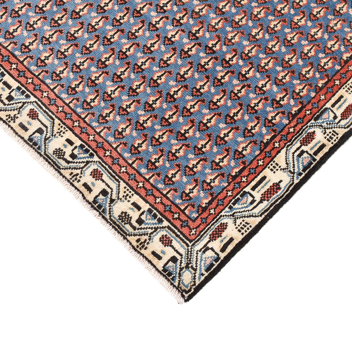 Dywan perski - Mir - 145 x 94 cm - morski błękit