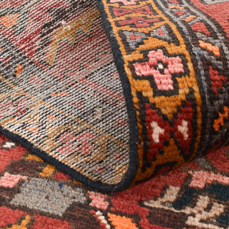 Biegacz Perski dywan - Nomadyczny - 322 x 92 cm - terakota