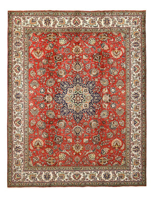 Dywan perski - Tabriz - 395 x 308 cm - czerwony