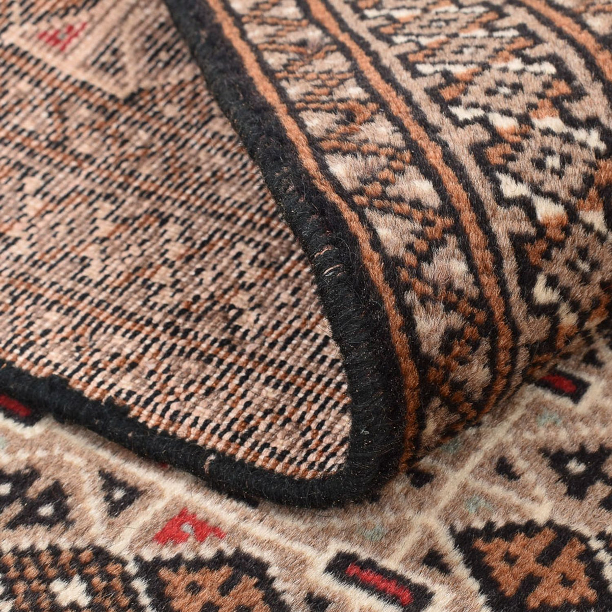 Dywan turkmeński - 141 x 100 cm - piaskowy