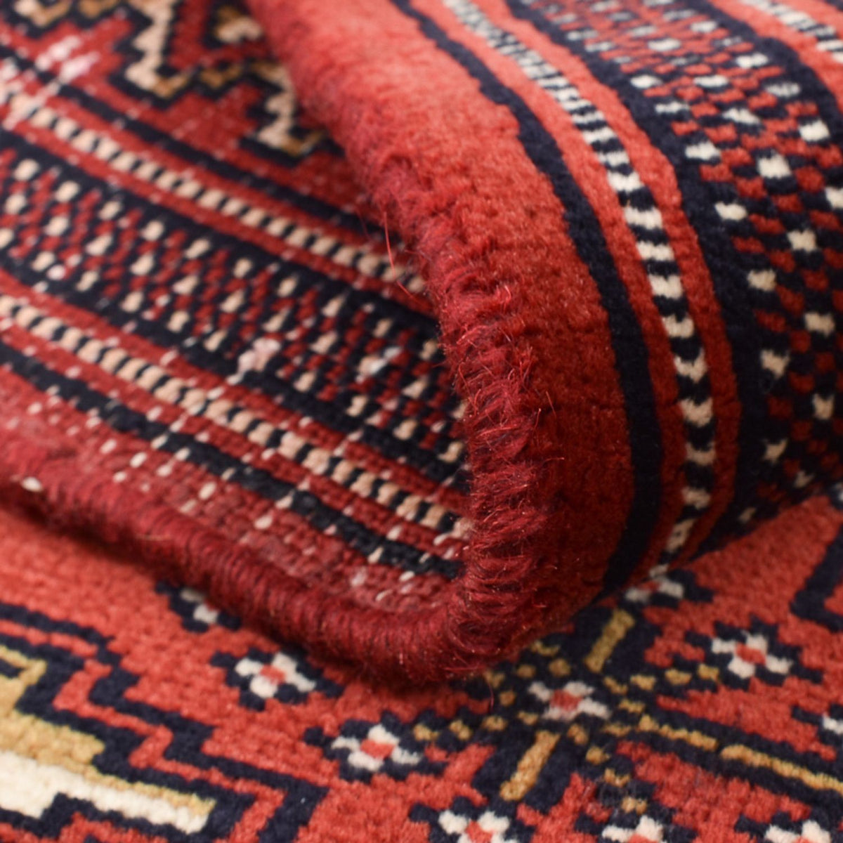 Dywan turkmeński - 133 x 95 cm - czerwony