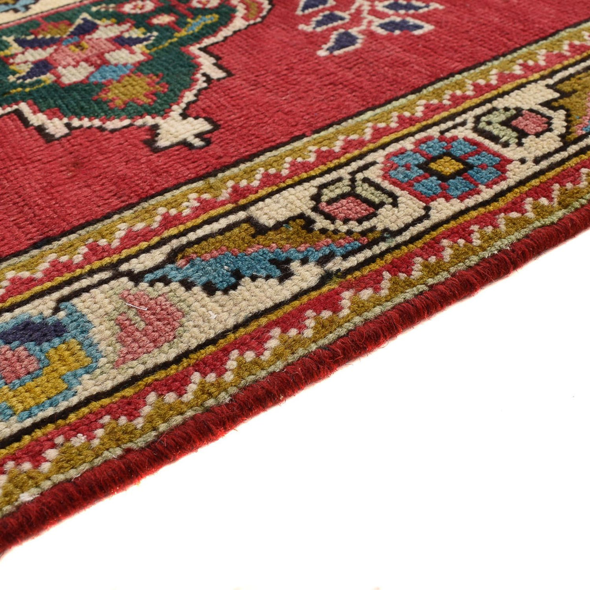 Biegacz Dywan perski - Tabriz - 341 x 85 cm - czerwony