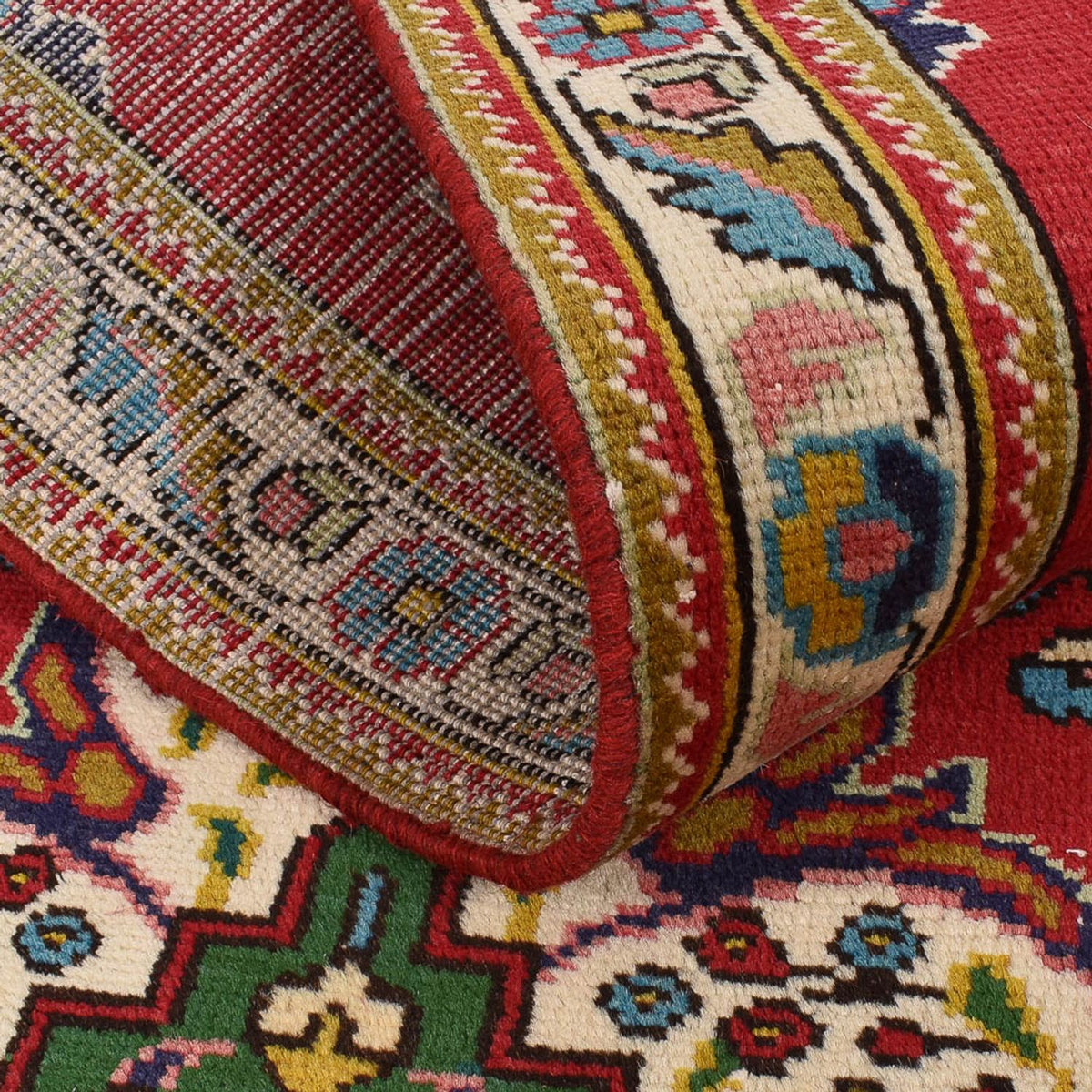 Biegacz Dywan perski - Tabriz - 341 x 85 cm - czerwony