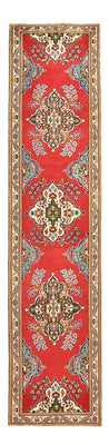 Biegacz Dywan perski - Tabriz - 343 x 80 cm - czerwony