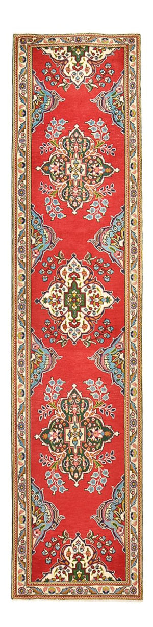 Biegacz Dywan perski - Tabriz - 343 x 80 cm - czerwony