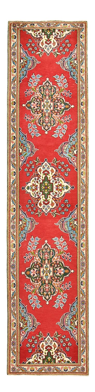 Biegacz Dywan perski - Tabriz - 343 x 80 cm - czerwony