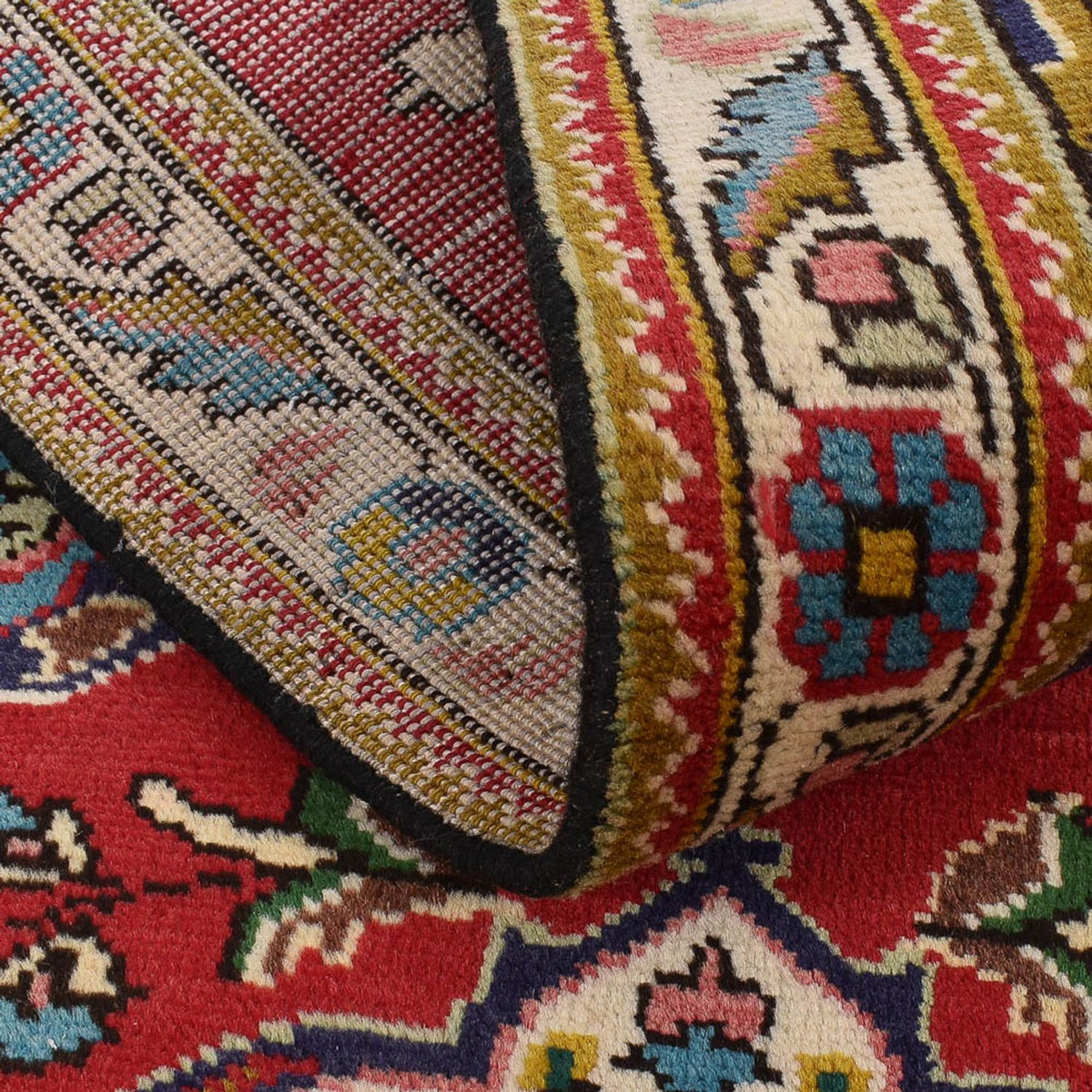 Biegacz Dywan perski - Tabriz - 343 x 80 cm - czerwony