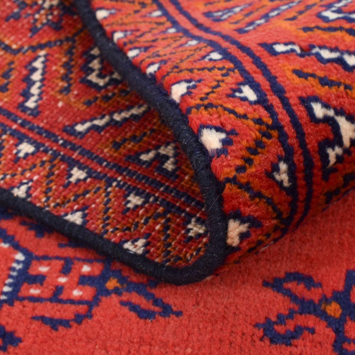 Biegacz Dywan turkmeński - 277 x 75 cm - czerwony