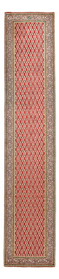 Biegacz Dywan perski - Tabriz - 381 x 73 cm - rdza