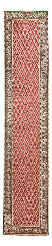 Biegacz Dywan perski - Tabriz - 381 x 73 cm - rdza