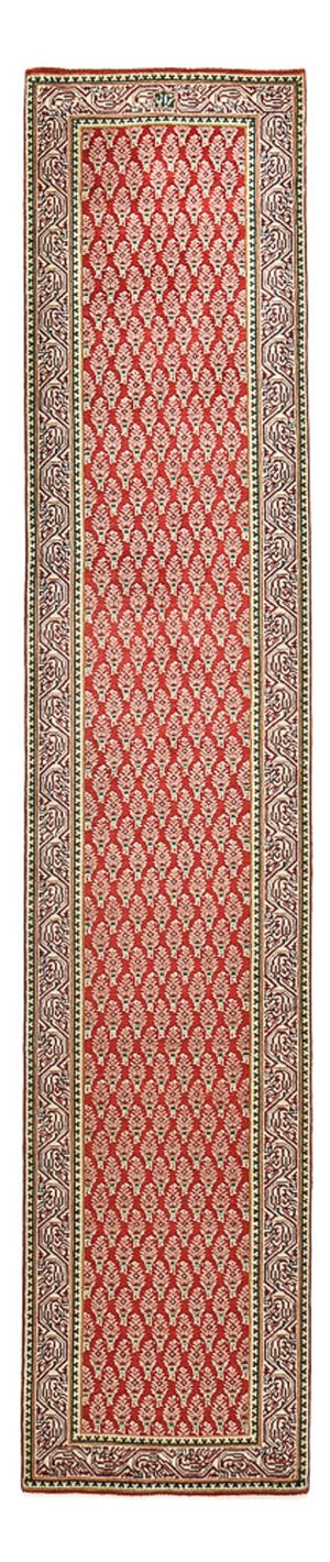 Biegacz Dywan perski - Tabriz - 381 x 73 cm - rdza
