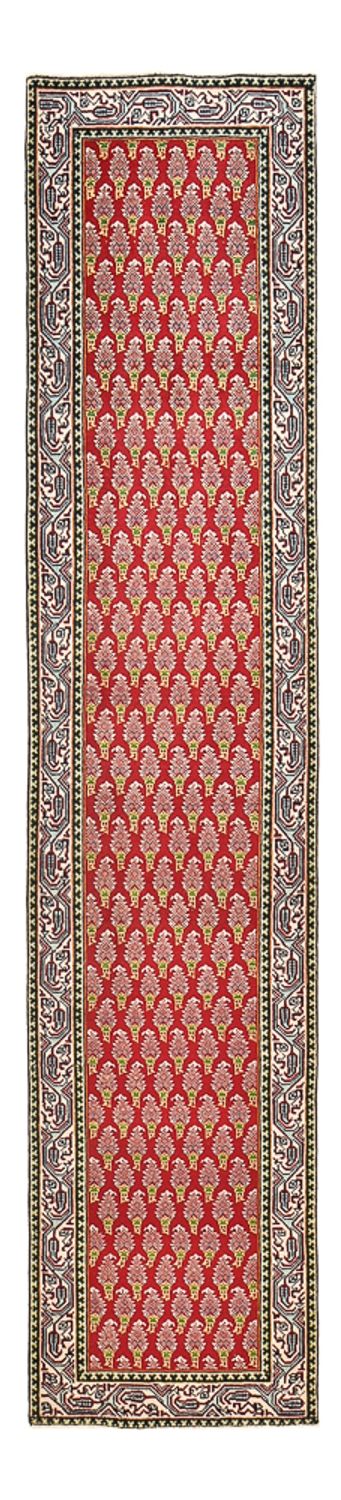 Biegacz Dywan perski - Tabriz - 373 x 80 cm - rdza
