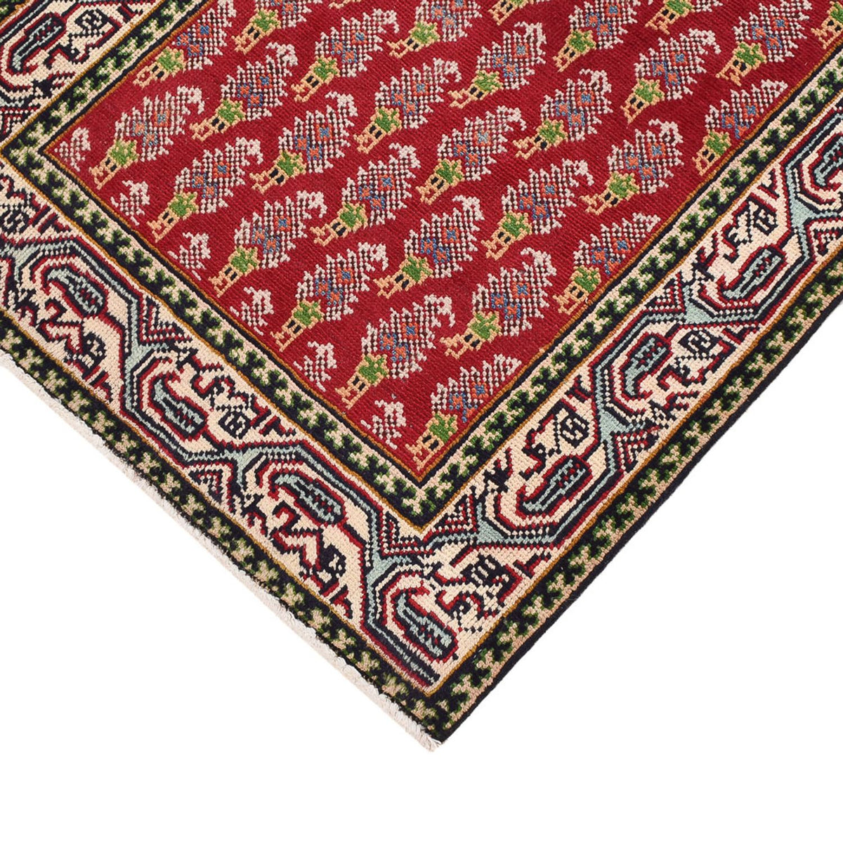 Biegacz Dywan perski - Tabriz - 373 x 80 cm - rdza