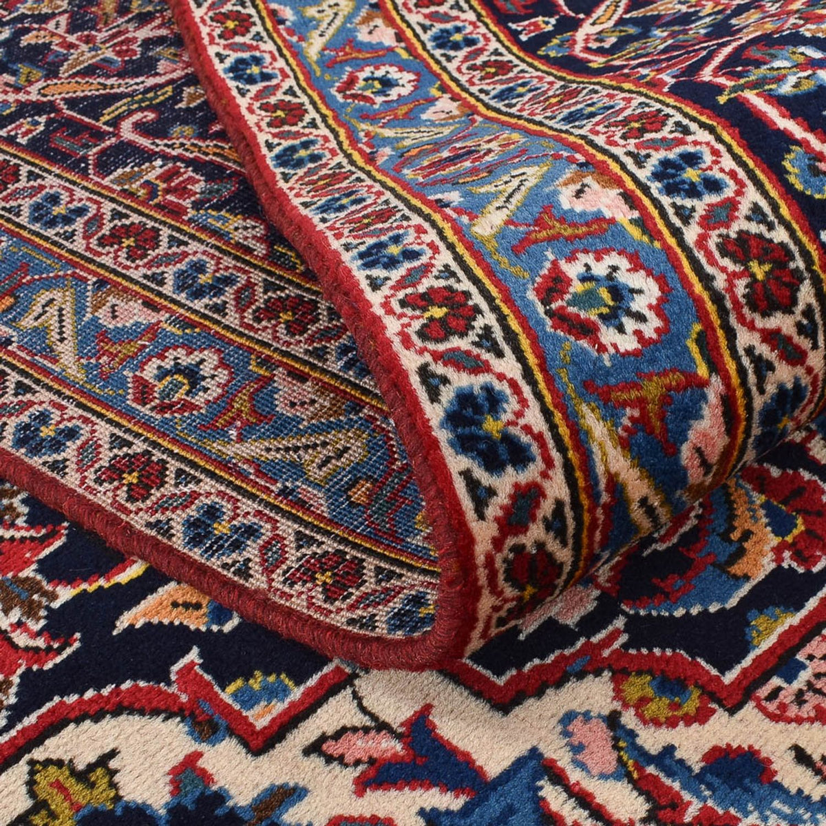 Dywan perski - Keshan - 383 x 273 cm - czerwony