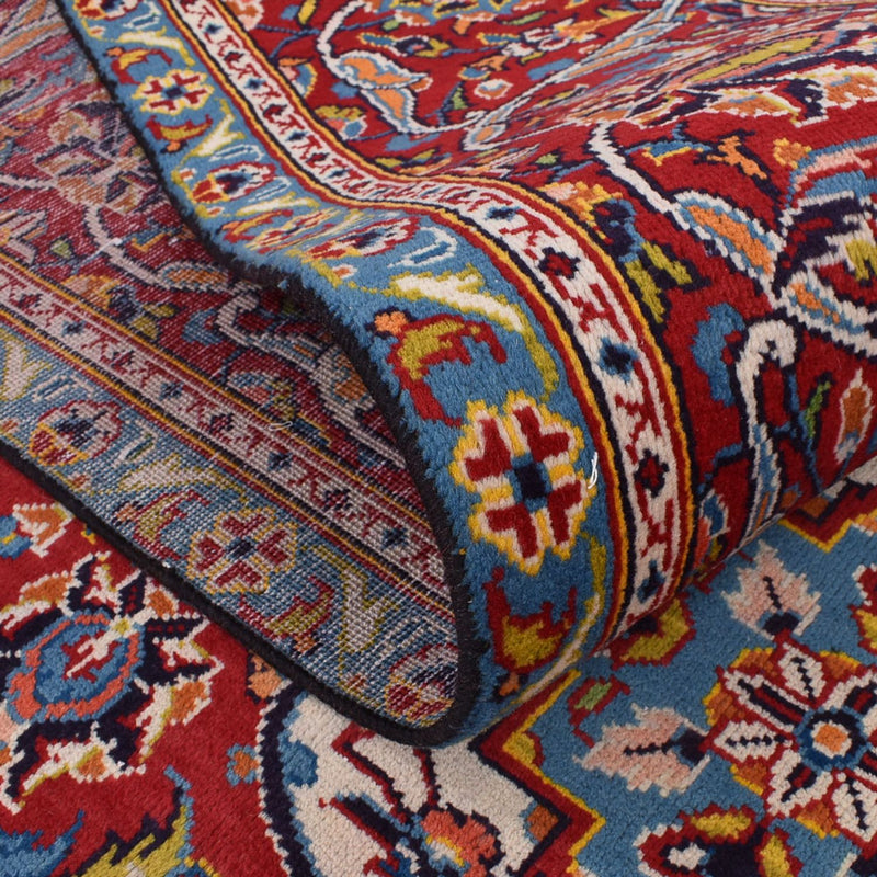 Dywan perski - Keshan - 345 x 232 cm - ciemna czerwień