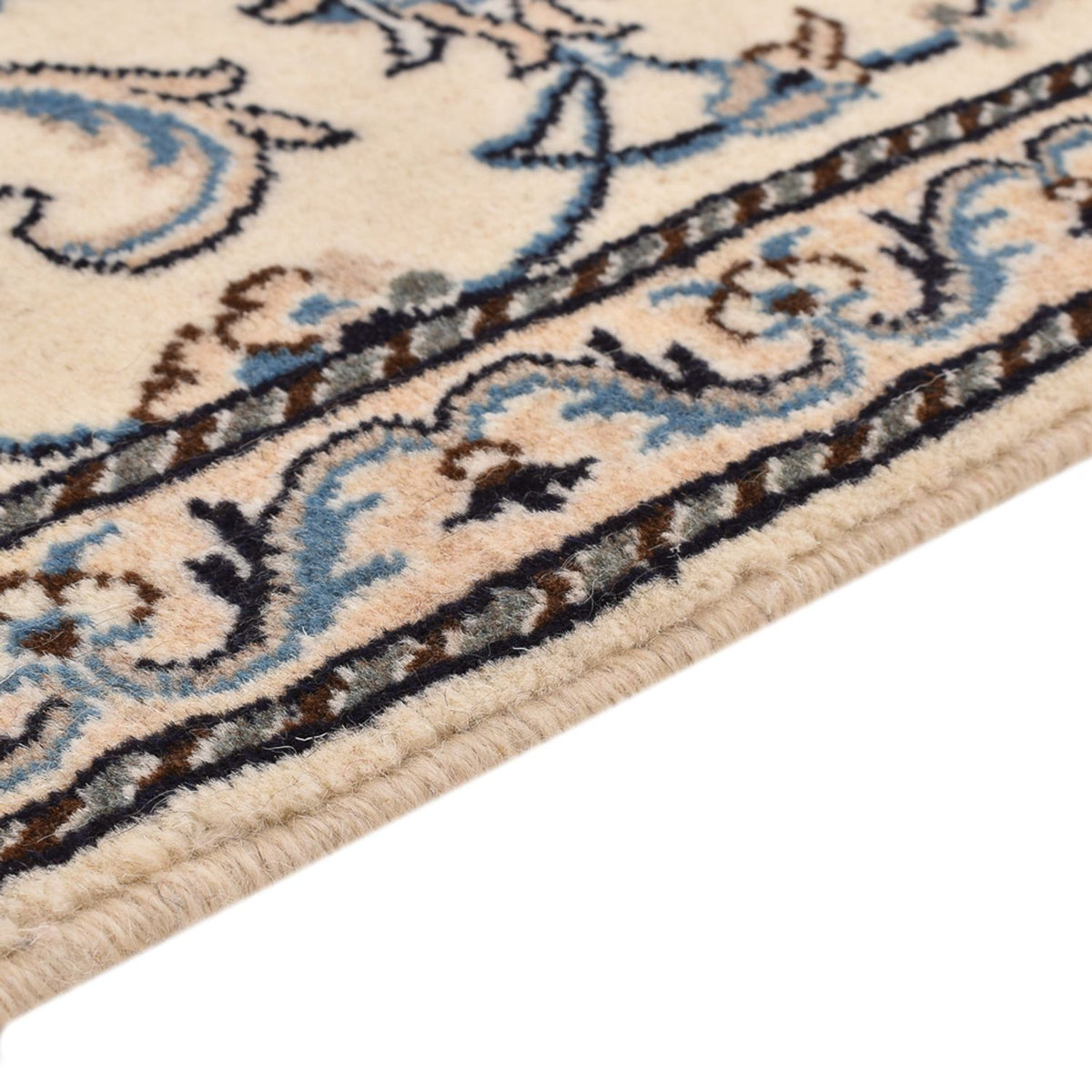 Dywan perski - Nain - 139 x 69 cm - kremowy