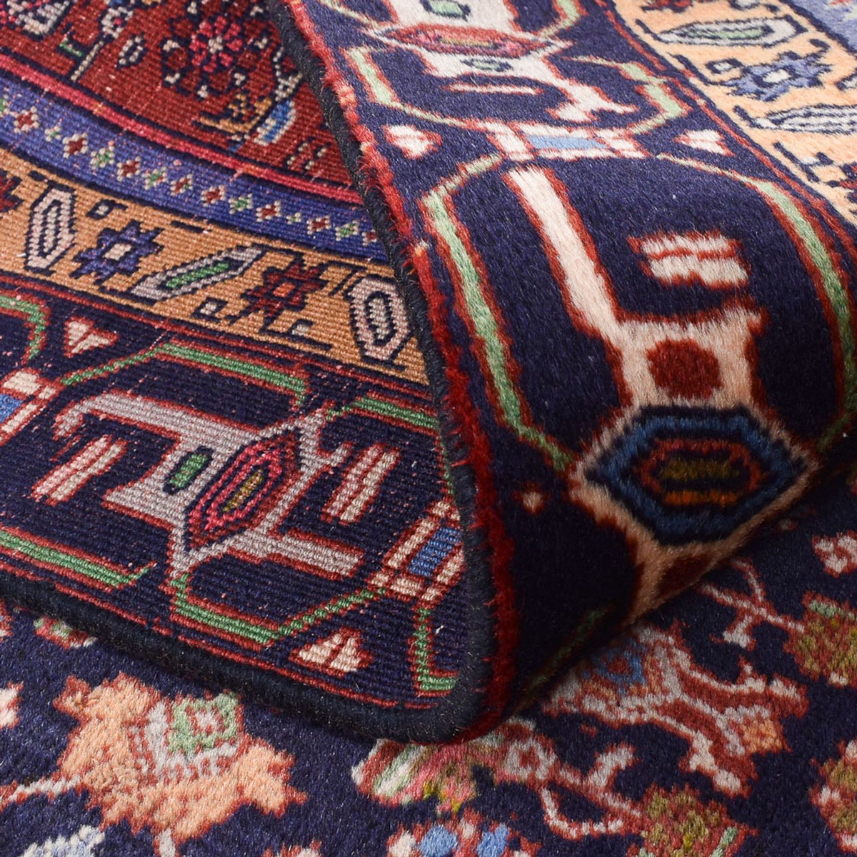 Perski dywan - Nomadyczny - 290 x 183 cm - czerwony