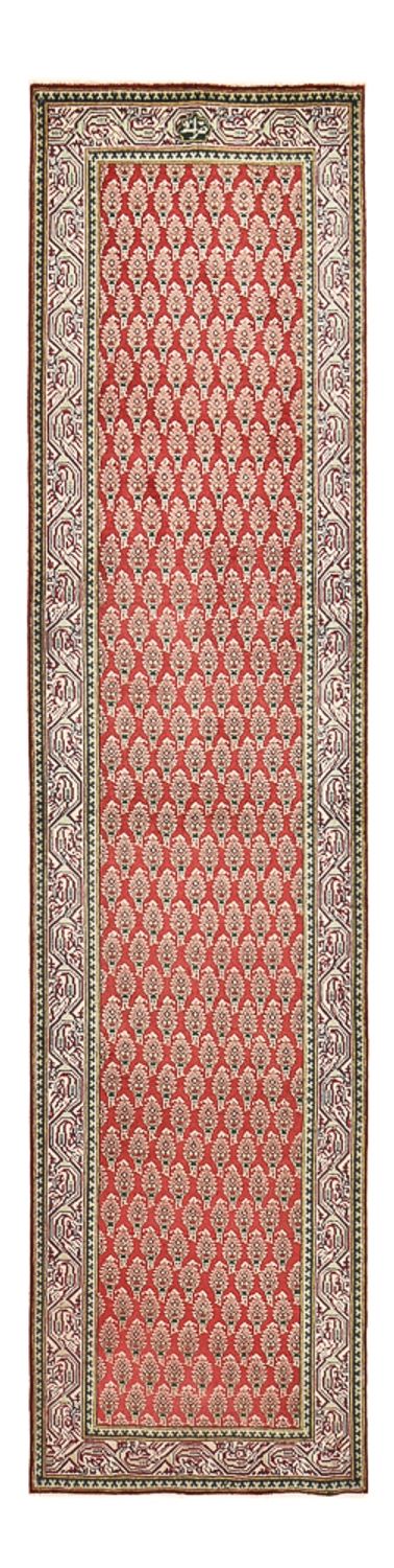 Biegacz Dywan perski - Tabriz - 340 x 83 cm - czerwony
