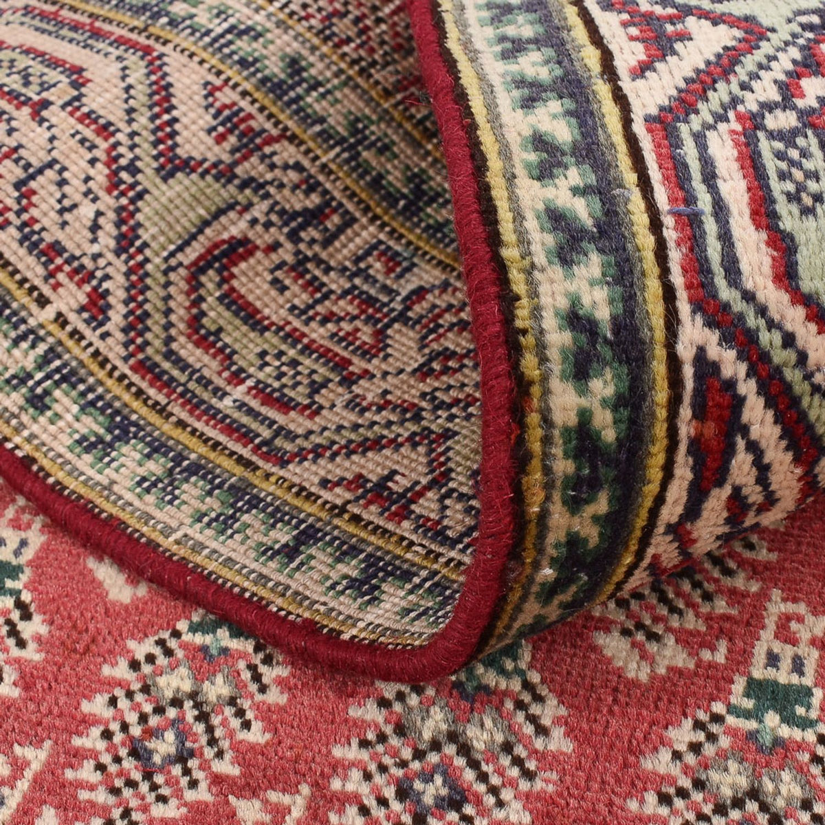 Biegacz Dywan perski - Tabriz - 340 x 83 cm - czerwony