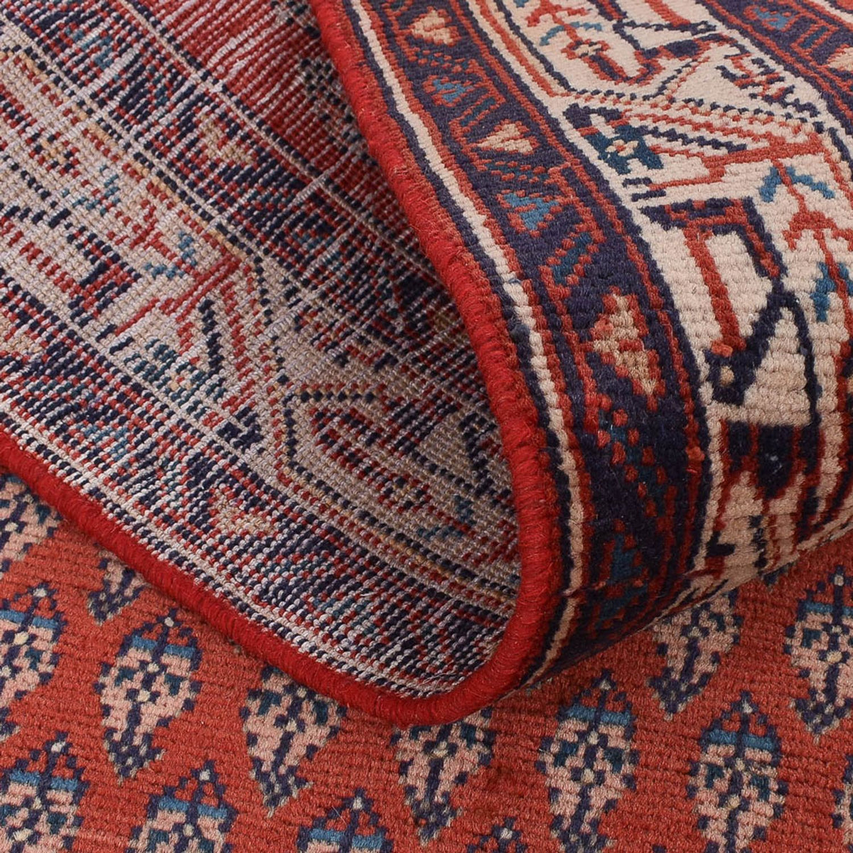 Biegacz Dywan perski - Mir - 462 x 77 cm - rdza