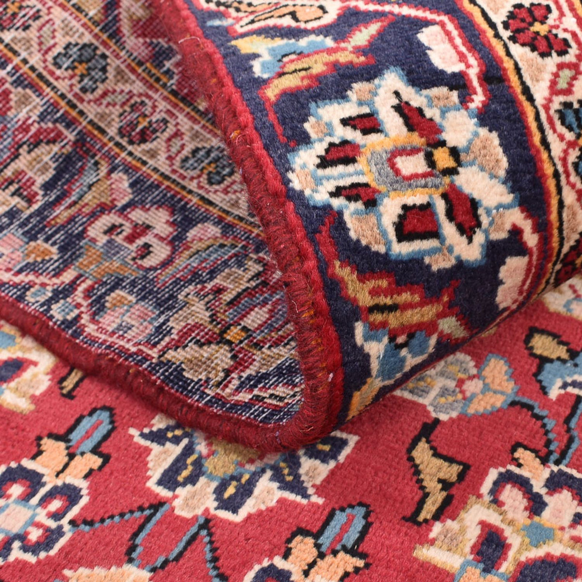 Dywan perski - Keshan - 138 x 90 cm - czerwony