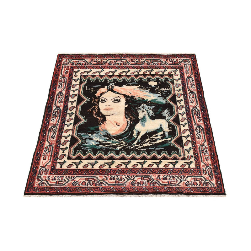 Perski dywan - Nomadyczny kwadratowy  - 118 x 101 cm - wielokolorowy