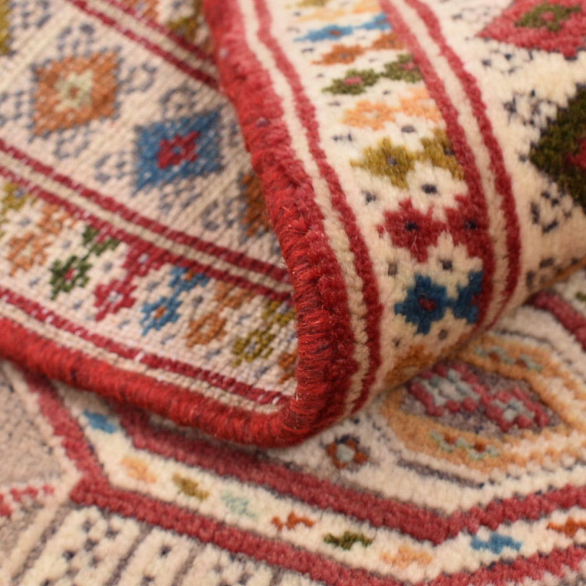 Dywan turkmeński - 78 x 64 cm - różowy