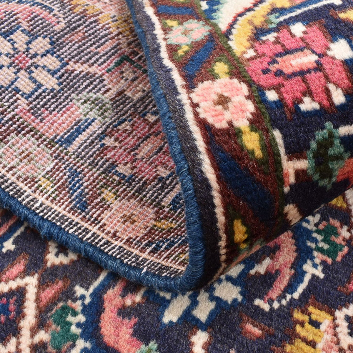 Perski dywan - Nomadyczny - 91 x 61 cm - wielokolorowy