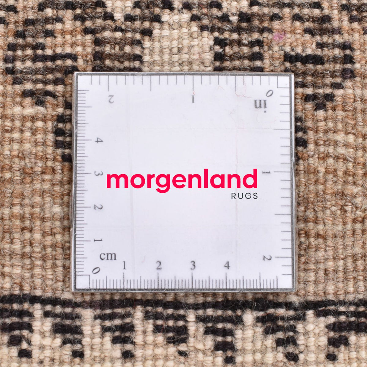 Perski dywan - Nomadyczny - 56 x 53 cm - jasny beż