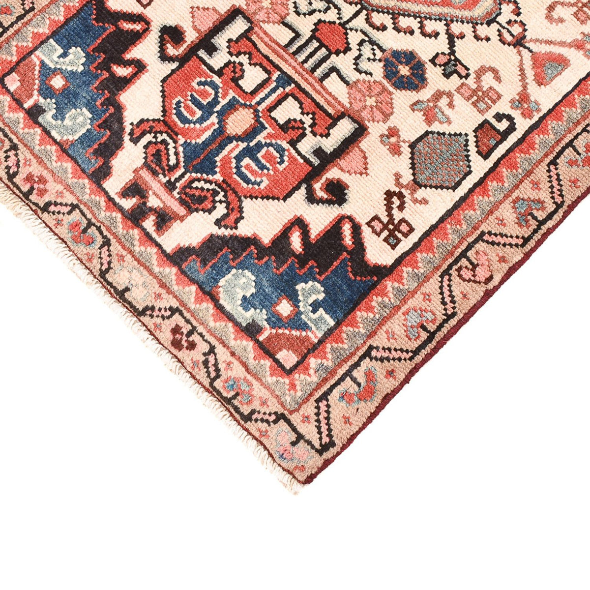 Perski dywan - Nomadyczny - 90 x 55 cm - wielokolorowy