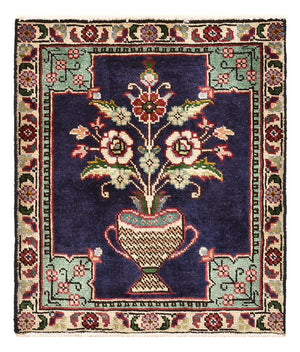 Perski dywan - Nomadyczny - 63 x 55 cm - wielokolorowy