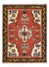 Hamadan Dywan 44x62cm - Dywan perski - Prostokątny / Czerwony / 44 x 62 cm Prostokątny