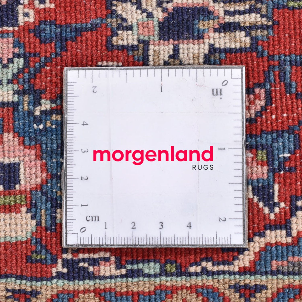 Perski dywan - Nomadyczny kwadratowy  - 67 x 67 cm - czerwony