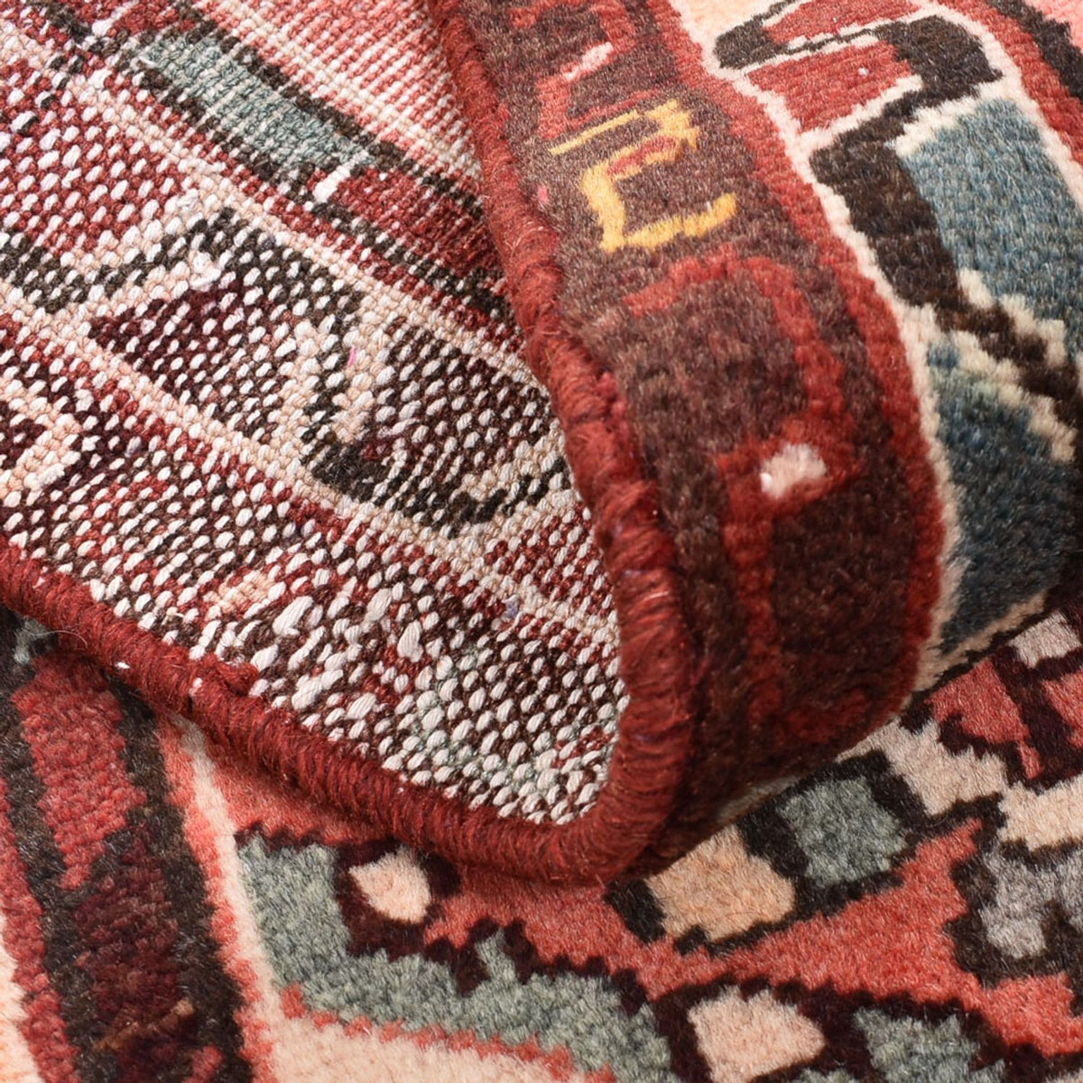 Perski dywan - Nomadyczny - 103 x 61 cm - czerwony