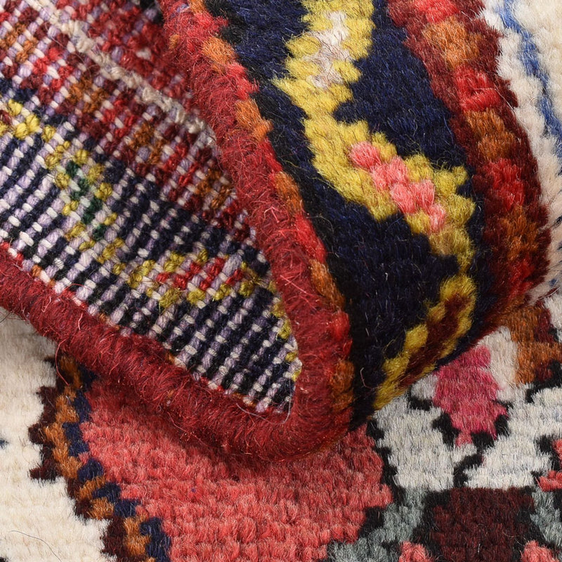 Perski dywan - Nomadyczny kwadratowy  - 65 x 65 cm - czerwony