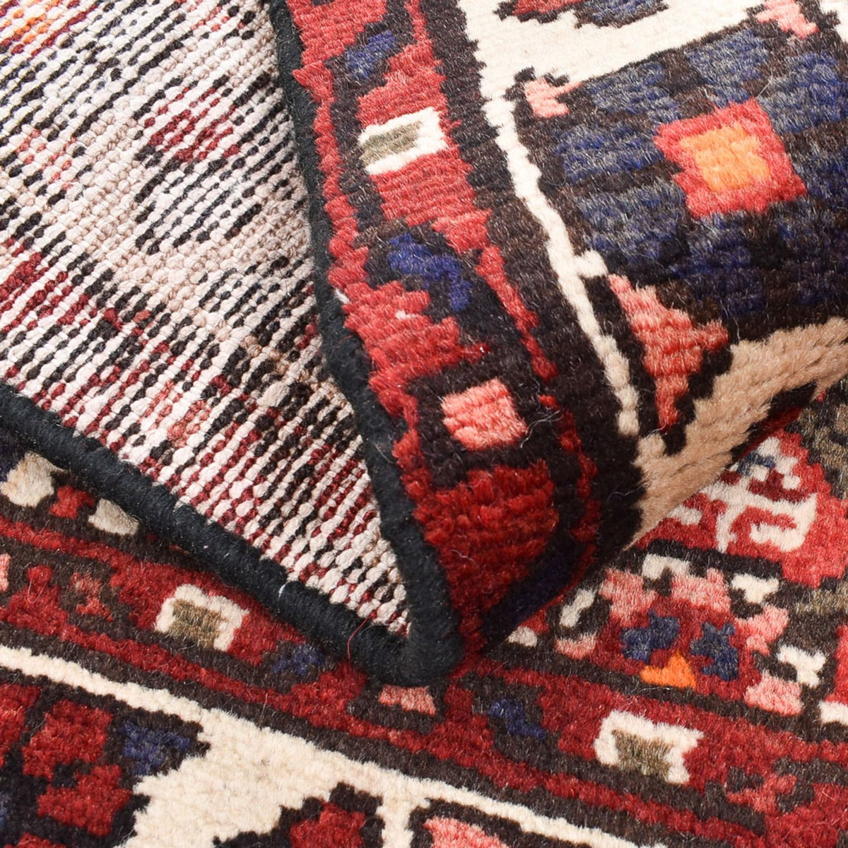 Perski dywan - Nomadyczny - 80 x 66 cm - czerwony