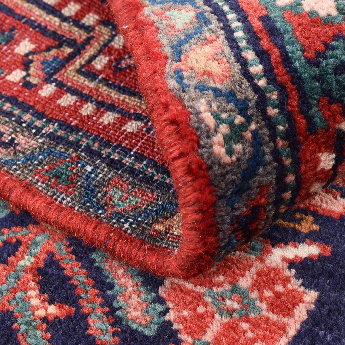 Perski dywan - Nomadyczny - 100 x 66 cm - różowy