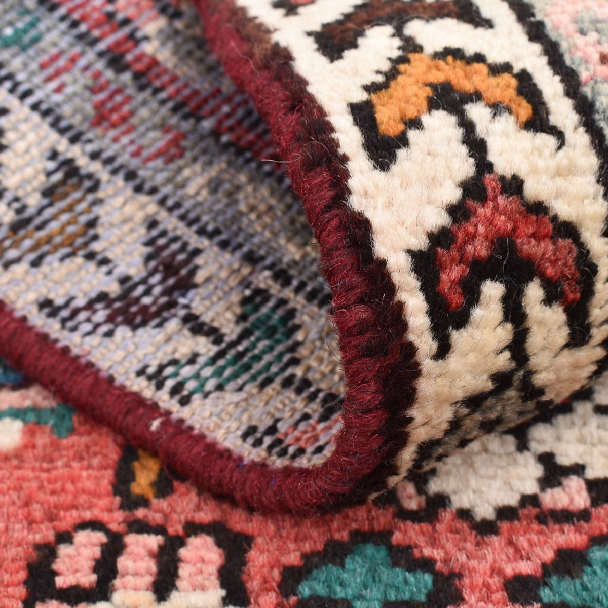 Perski dywan - Nomadyczny - 105 x 59 cm - czerwony