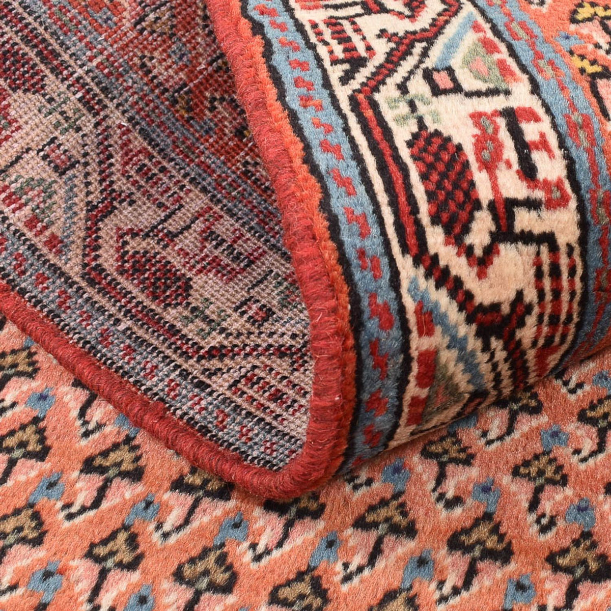 Dywan perski - Mir - 125 x 66 cm - rdza