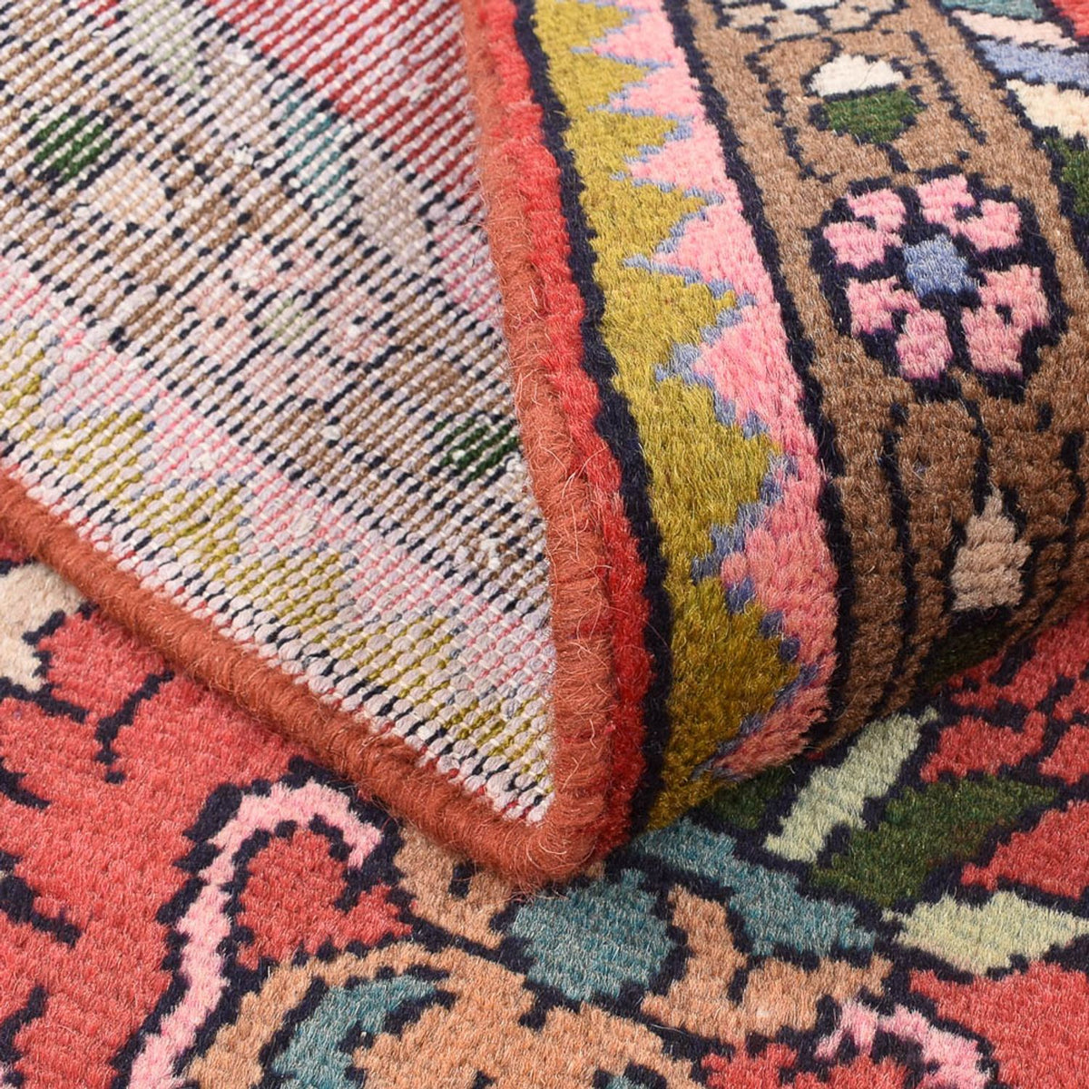 Perski dywan - Nomadyczny - 130 x 80 cm - czerwony