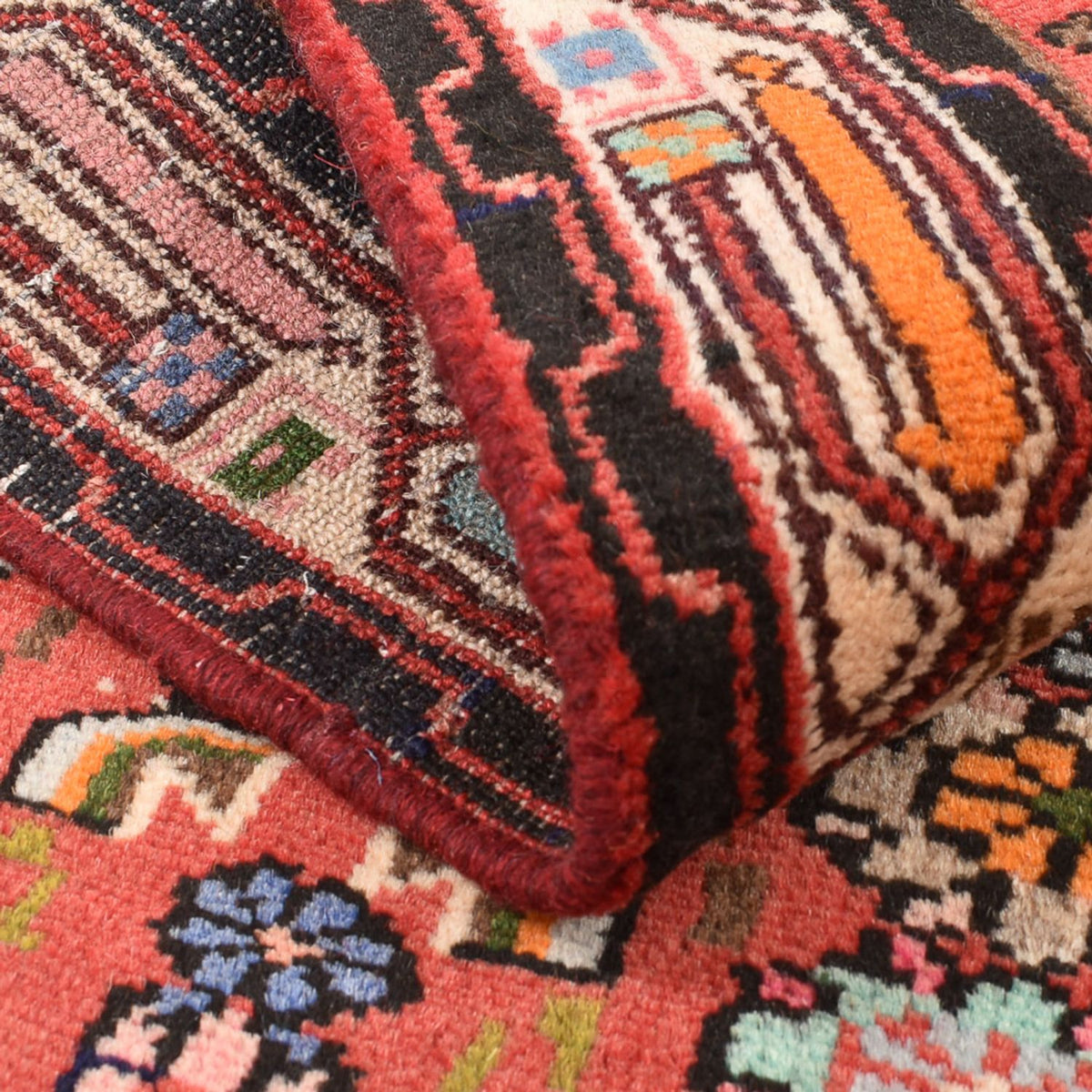 Perski dywan - Nomadyczny - 105 x 80 cm - czerwony