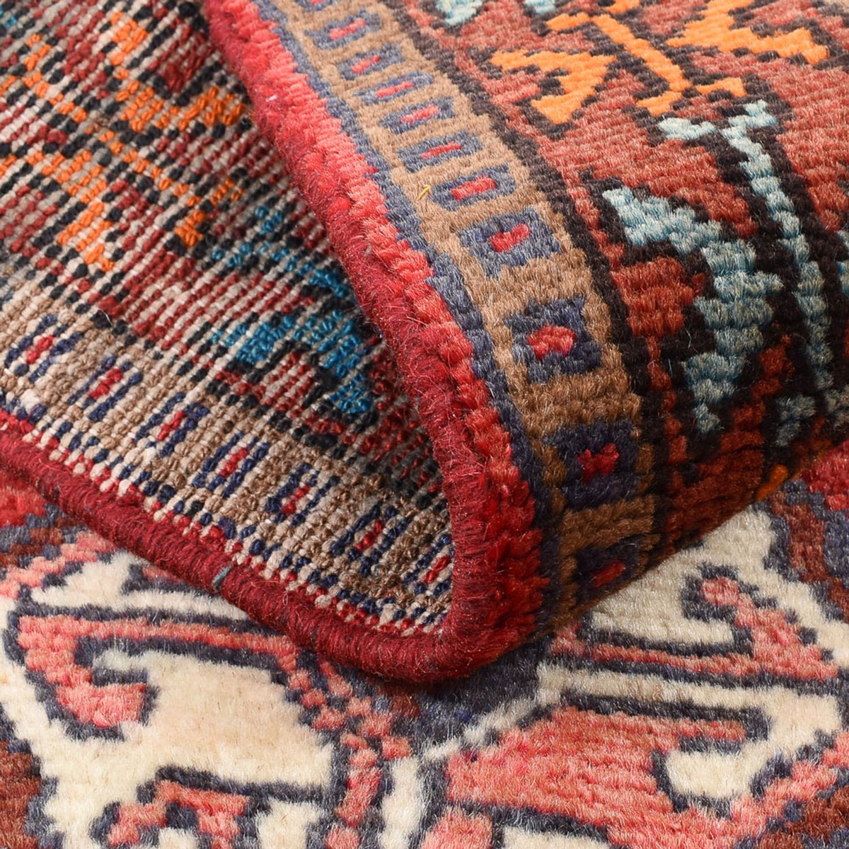 Dywan perski - Bijar - 113 x 64 cm - czerwony