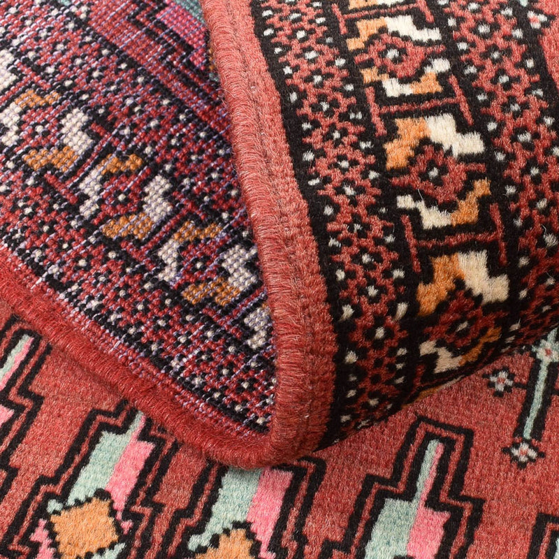 Dywan turkmeński - 127 x 73 cm - czerwony