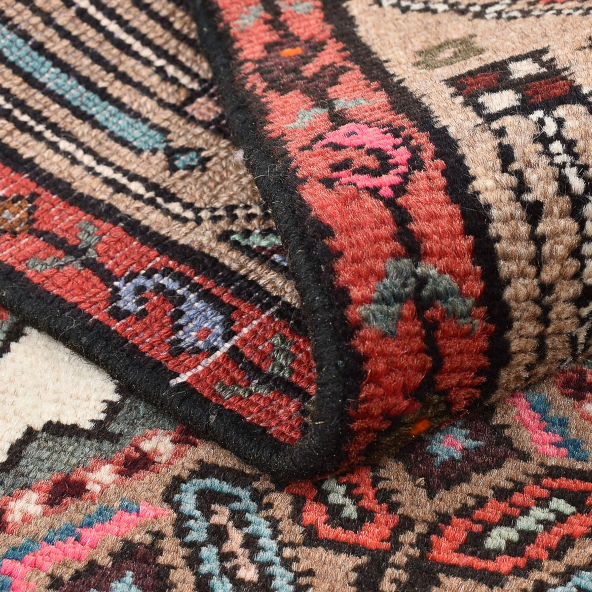 Perski dywan - Nomadyczny - 130 x 74 cm - wielokolorowy