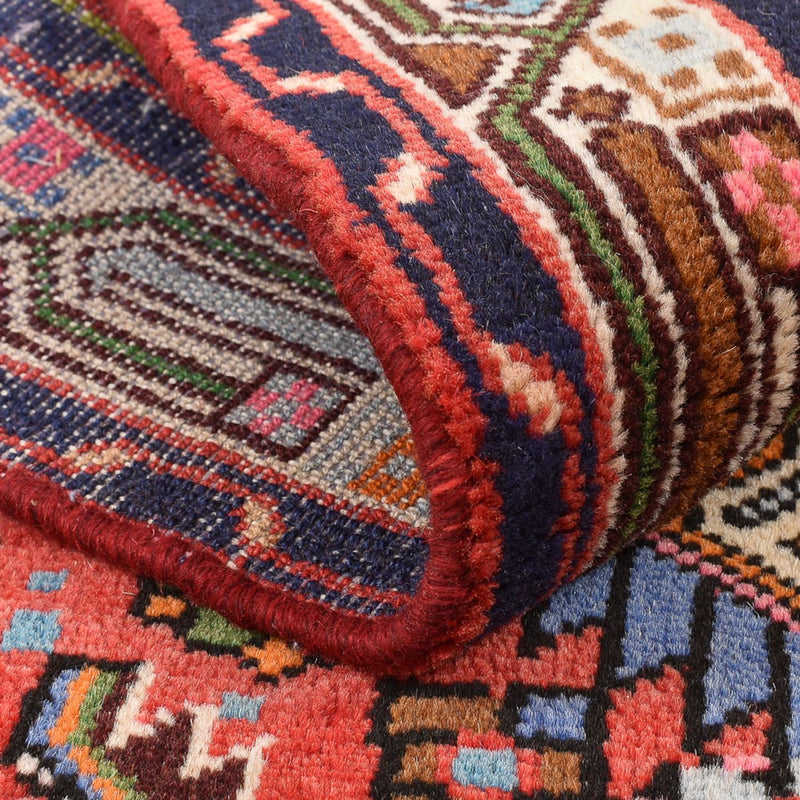 Perski dywan - Nomadyczny - 134 x 81 cm - czerwony