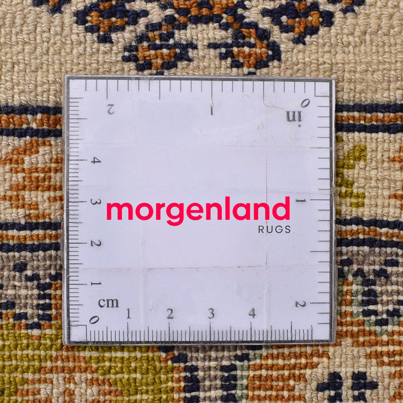 Biegacz Dywan turkmeński - 215 x 65 cm - jasnozielony